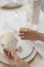 Load image into Gallery viewer, Mini Festive House Cream & Gold - Pistachio & Festive nougat shortbread snowballs