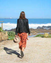 Load image into Gallery viewer, Freda and Dick viscose jumpsuit - Rust tiger print