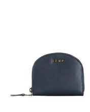 Load image into Gallery viewer, Kim leather purse – DESIGN SAFARI™ Navy Blue
