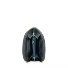 Load image into Gallery viewer, Kim leather purse – DESIGN SAFARI™ - Grey leather