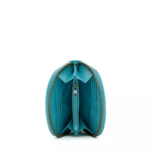 Load image into Gallery viewer, Kim leather purse – DESIGN SAFARI™ - Sky blue
