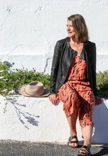 Load image into Gallery viewer, Freda and Dick viscose jumpsuit - Rust tiger print