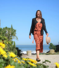 Load image into Gallery viewer, Freda and Dick viscose jumpsuit - Rust tiger print