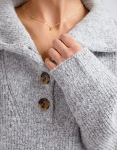 Load image into Gallery viewer, Elm Bron Button Knit Grey Marle
