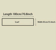 Load image into Gallery viewer, Scarf - Blue/pink print
