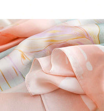 Load image into Gallery viewer, Satin look-and-feel scarf - Oriental pastel
