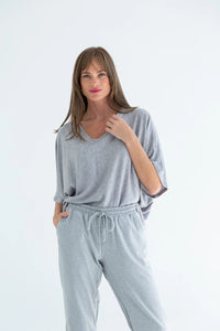 CLAIRE TRACK PANTS GREY