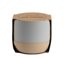 Load image into Gallery viewer, Stoneglow Elements - Water - Wood Sage &amp; Samphire - Scented Soy Wax Ceramic Candle Tumbler (68x75mm) - Blue
