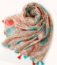 Load image into Gallery viewer, Viscose tassle scarves - selection
