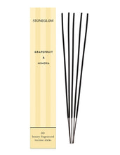 Load image into Gallery viewer, Stoneglow Modern Classics - Grapefruit &amp; Mimosa - Scented Incense Sticks (250mm)
