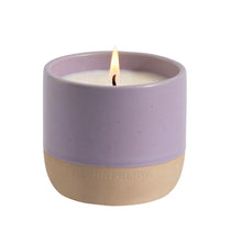 Load image into Gallery viewer, Stoneglow Elements - Moon - Lavender &amp; Mint - Scented Soy Wax Ceramic Candle Tumbler (68x75mm) - Purple
