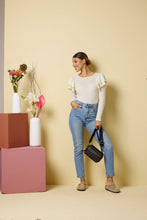 Load image into Gallery viewer, Lumi ruffle knit - cream
