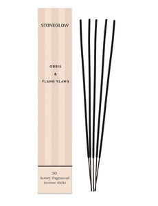 Stoneglow Modern Classics - Orris & Ylang Ylang - Scented Incense Sticks (250mm)