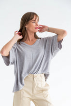Load image into Gallery viewer, LUNA BOX TOP GREY CASHMERE
