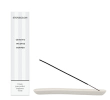 Load image into Gallery viewer, Stoneglow Modern Classics - Ceramic Incense Burner 235 x 30mm (White)
