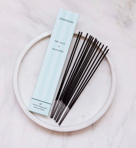 Stoneglow Modern Classics -Sea Salt & Oakmoss - Scented Incense Sticks (250mm)