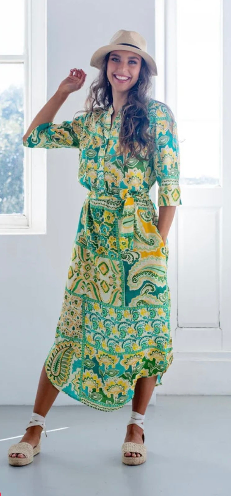 Red yellow green dress hotsell