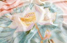 Load image into Gallery viewer, Satin look-and-feel scarf - Oriental pastel
