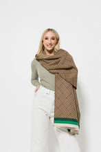 Load image into Gallery viewer, Crisscross Border Wrap | Brown
