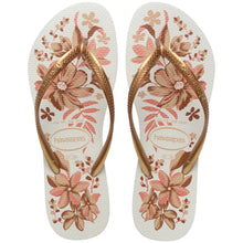 Load image into Gallery viewer, Havaianas Slim organic white golden
