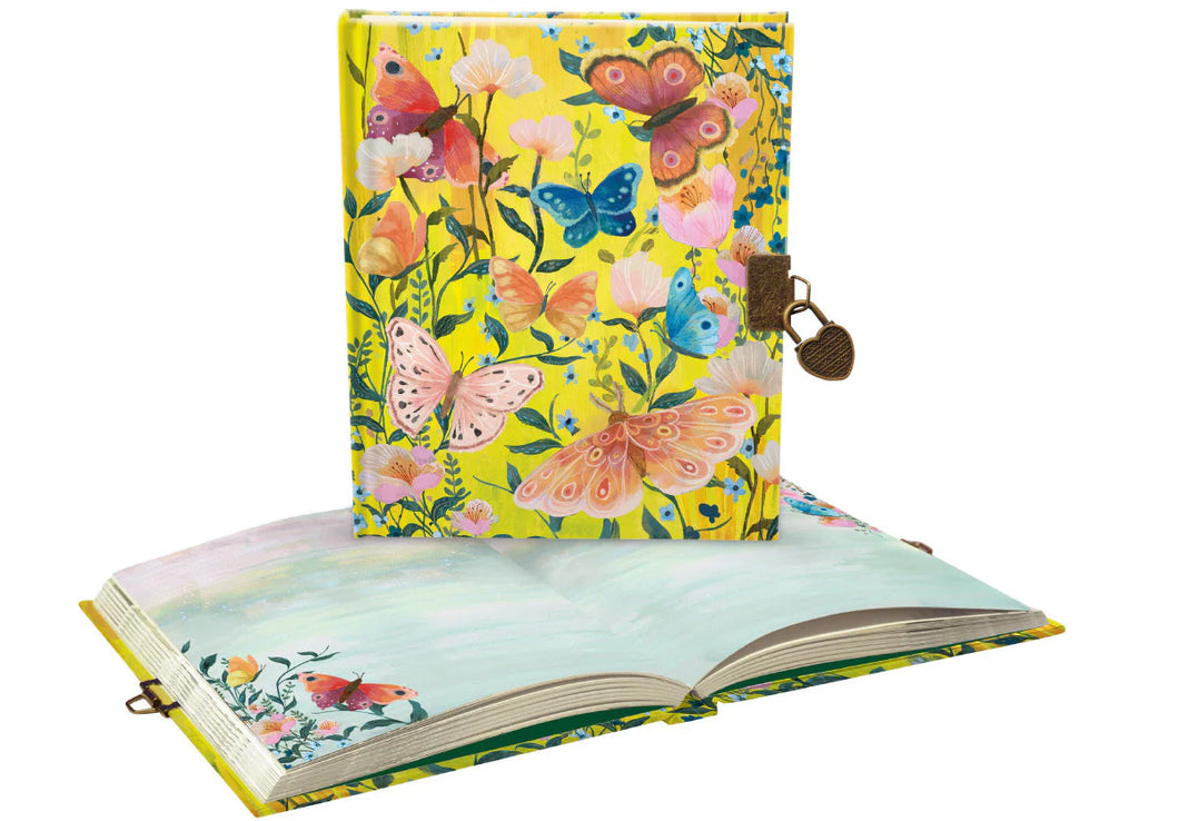 RLB Lockable Notebook - Butterfly Ball
