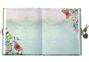RLB Lockable Notebook - Butterfly Ball