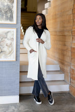 Load image into Gallery viewer, Santiago - Rib Styled Cardi with Pockets, Milk
