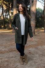 Load image into Gallery viewer, Turin - Classic Lapel Cardi, Khaki
