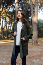 Load image into Gallery viewer, Turin - Classic Lapel Cardi, Khaki

