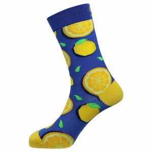 Combed cotton socks - various prints