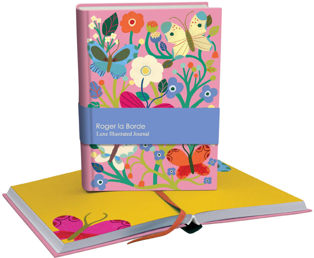 Roger la Borde Illustrated Journal - Butterfly Garden