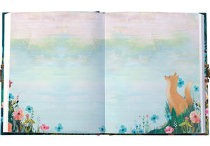 Roger la Borde Lockable Notebook - Moonlit meadow