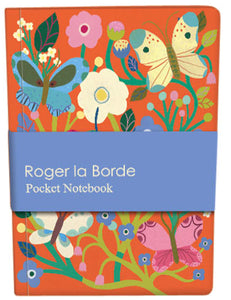 Roger la borde Pocket notebook - Butterfly garden