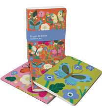 Load image into Gallery viewer, Roger la Borde A6 Exercise Books set - Butterfly Garden
