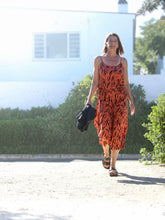 Load image into Gallery viewer, Freda and Dick viscose jumpsuit - Rust tiger print
