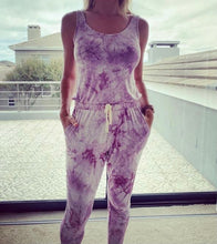 Load image into Gallery viewer, Freda and Dick jumpsuit - Light purple tie dye I
