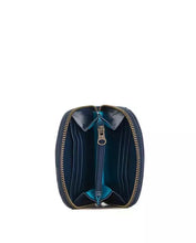 Load image into Gallery viewer, Kim leather purse – DESIGN SAFARI™ Navy Blue
