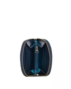 Kim leather purse – DESIGN SAFARI™ Navy Blue
