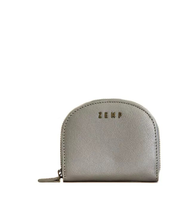 Kim leather purse – DESIGN SAFARI™ - Silver