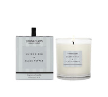 Load image into Gallery viewer, Stoneglow Modern Classics candle - Silver birch and black pepper
