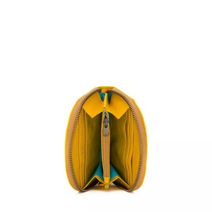 Kim leather purse – Yellow