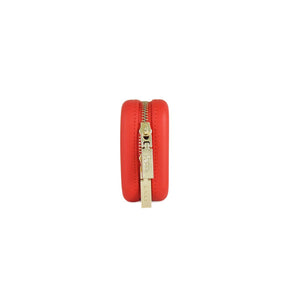 TANGERINE RED – gold zip