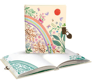 Roger la Borde lockable diary/notebook - Over the Rainbow