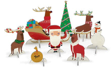 Load image into Gallery viewer, Roger la Borde pop and slot - Santa and his reindeer
