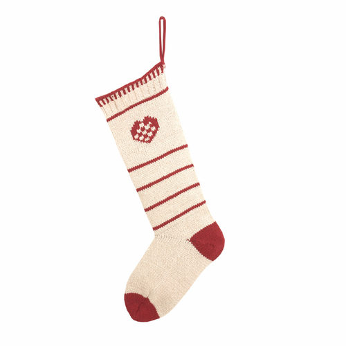 Maileg Danish Christmas Stocking set of 2 - knitted and classic