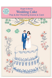 Roger la Borde pop and slot wedding scene and gift card - Wedding cake