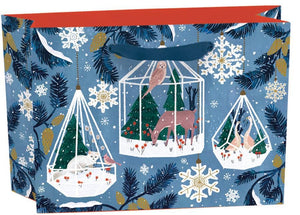 RLB small (horizontal) gift bag - WINTER GARDEN