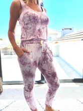 Load image into Gallery viewer, Freda and Dick jumpsuit - Light purple tie dye I
