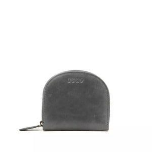 Kim leather purse – DESIGN SAFARI™ - Grey leather