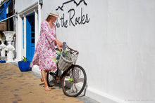 Load image into Gallery viewer, Freda and Dick v-neck dress - pink floral
